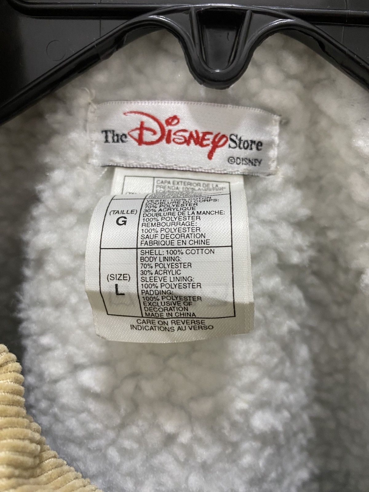 Disney Winnie the Pooh Sherpa Denim Jacket -Disney- 90s Y2K Size US L / EU 52-54 / 3 - 4 Thumbnail