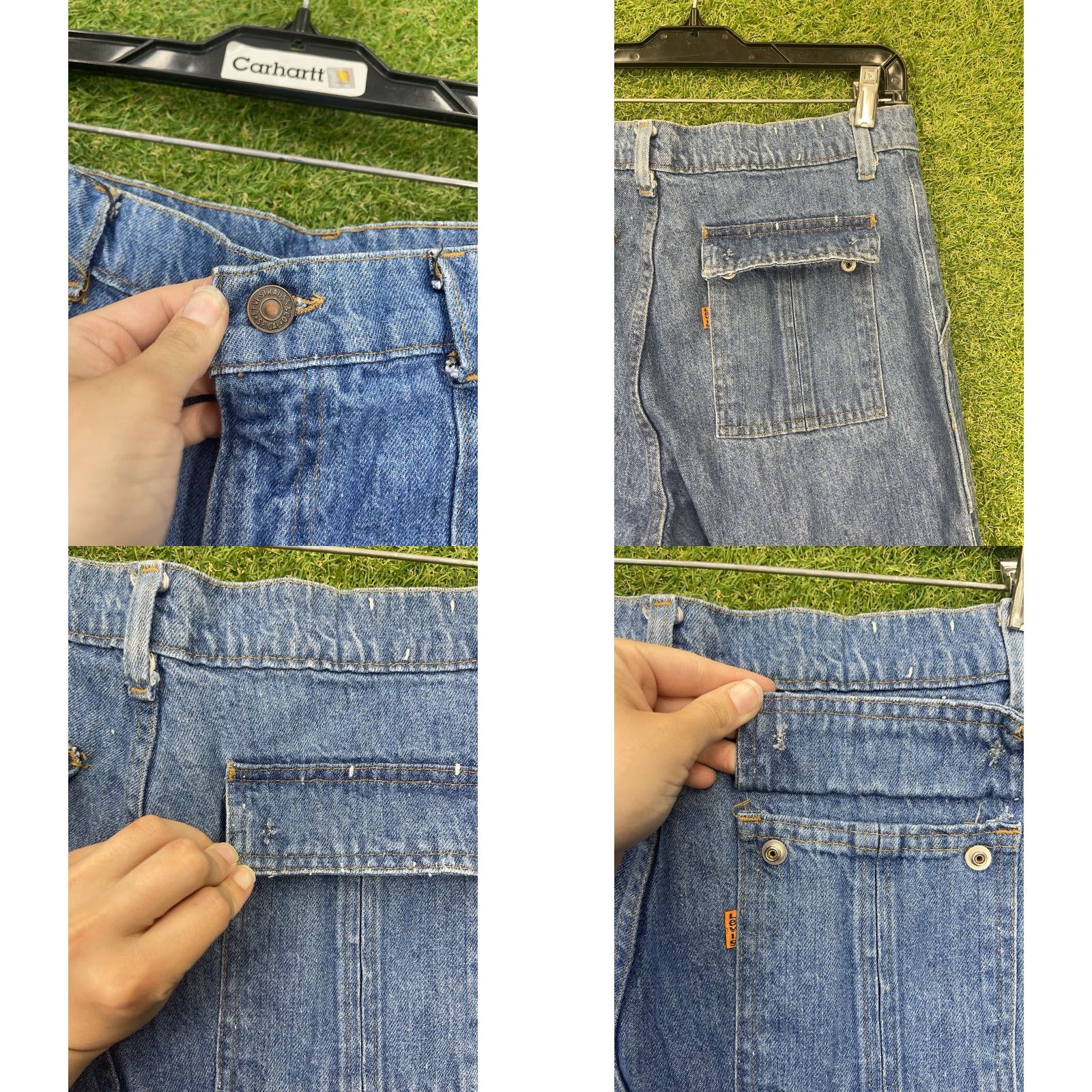 Levi's VINTAGE Levi's Bell Bottom Jeans Jeans Womens 28x33 Medium Wash 1970s Hipster Bohemian 90s Mens Girls? Size 34" / US 12 / IT 48 - 8 Thumbnail