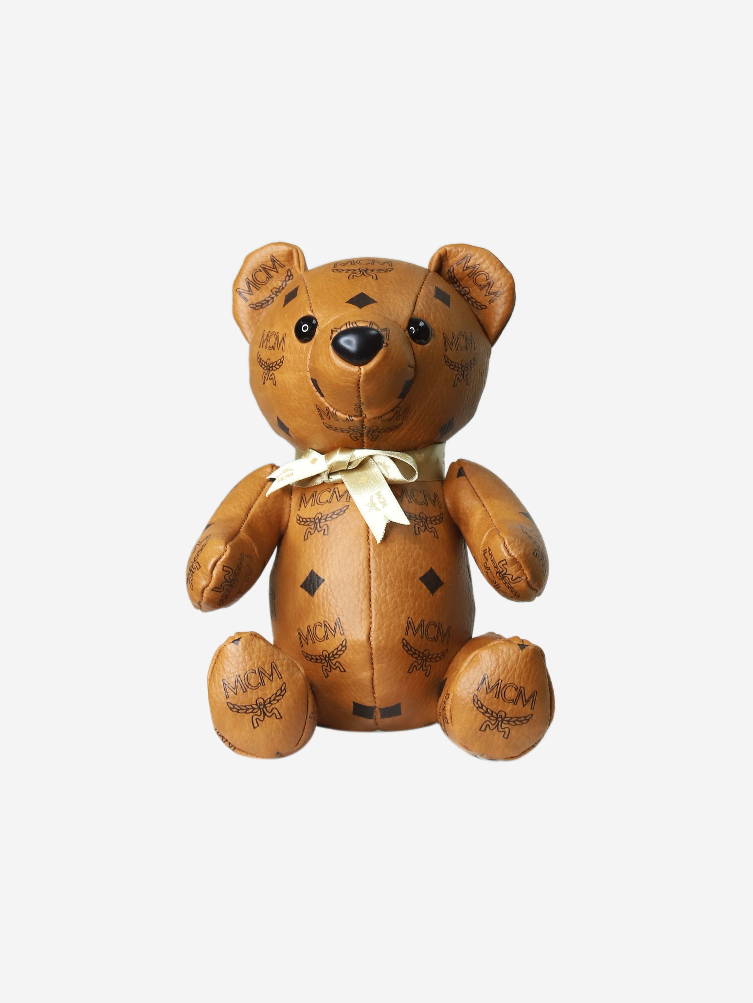 image of MCM Brown Teddy Bear Plush, Men's