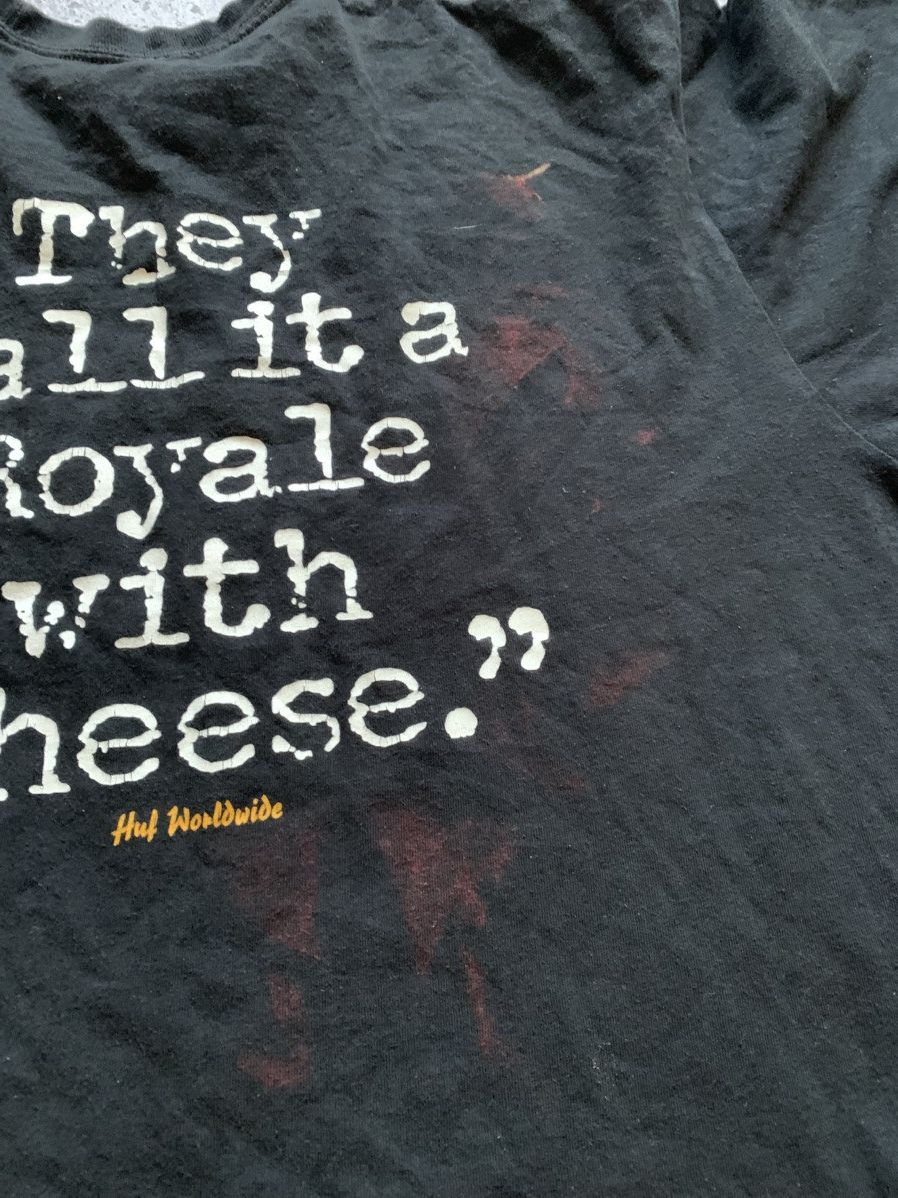 Huf 🔥PULP FICTION x HUF T SHIRT TEE Size US XL / EU 56 / 4 - 10 Thumbnail
