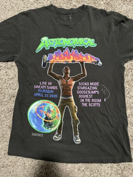 Travis Scott Travis Scott Fortnite Concert T-Shirt | Grailed