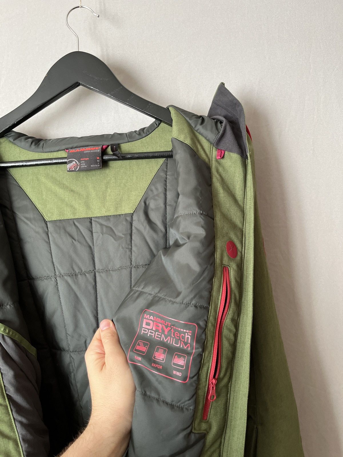 Mammut Mammut Niva HS Green DRYTech Hard Shell Premium Parka Jacket Size M / US 6-8 / IT 42-44 - 19 Thumbnail