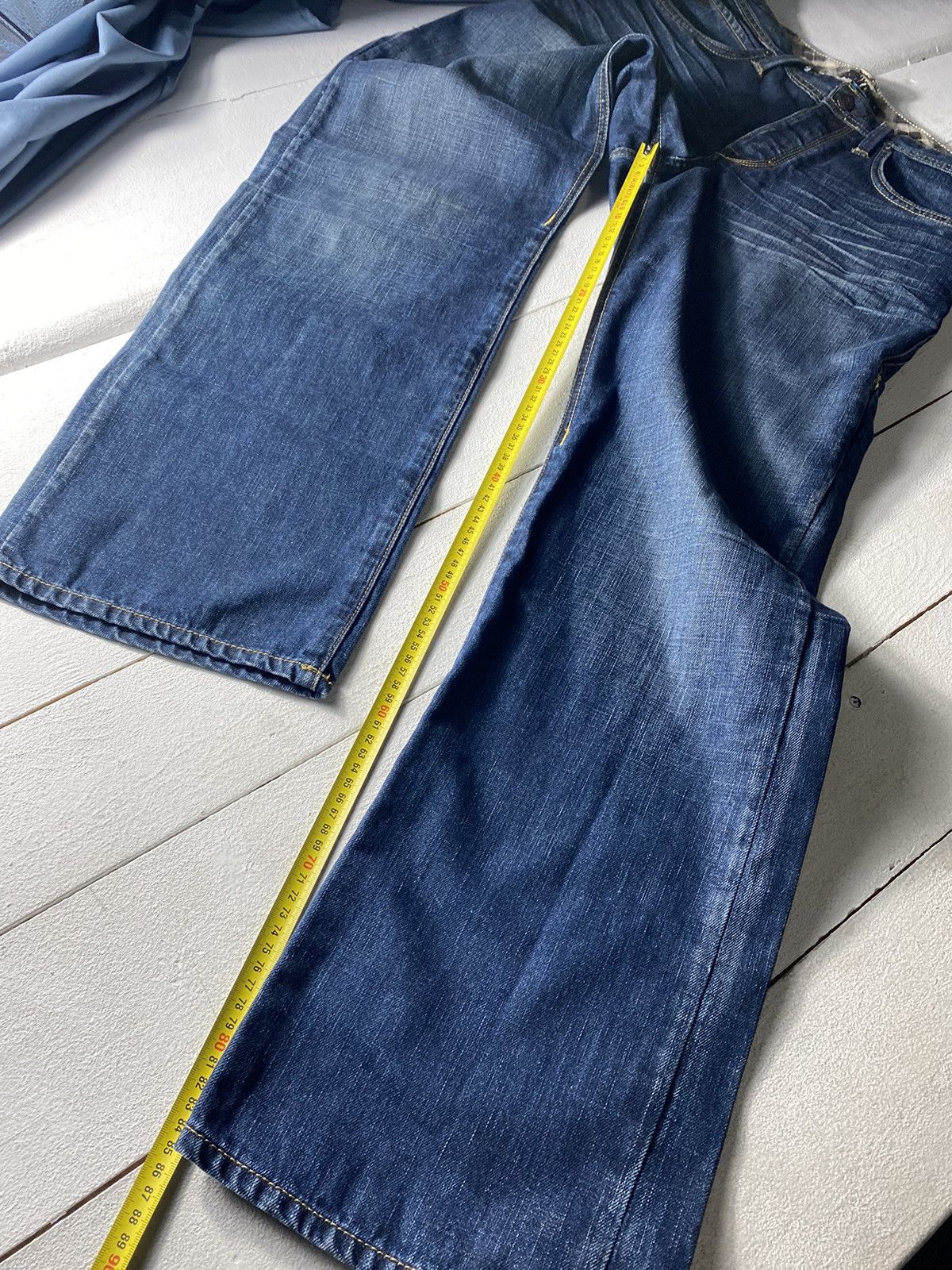 Billabong × Quiksilver × Rip Curl 💢90s Quicksilver Baggy Loose Fit Blue Denim Pants Mens Surf Size US 31 - 11 Thumbnail