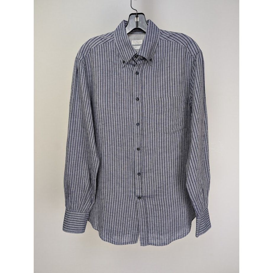 Brunello Cucinelli o1rshd1 CC20 Button Shirt in Multicolor Size US M / EU 48-50 / 2 - 1 Thumbnail