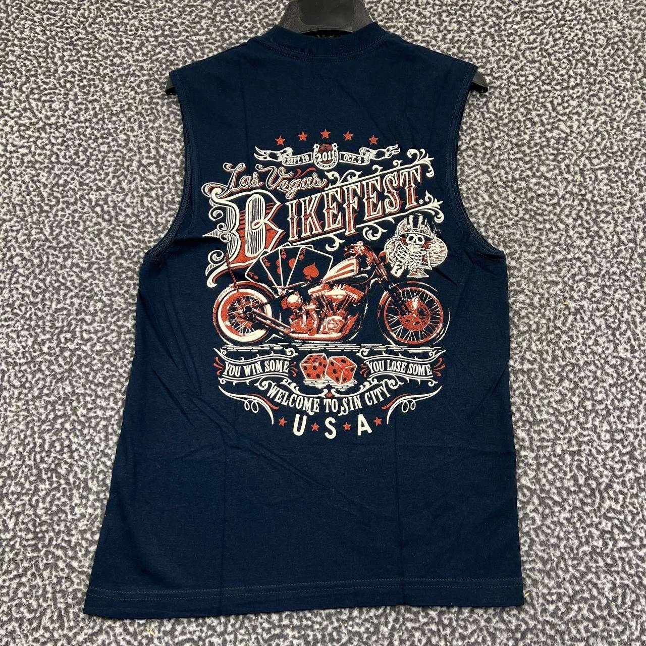 Alstyle Vintage Las Vegas Bike Fest Shirt Men S Sleeveless Deadstock Size US S / EU 44-46 / 1 - 1 Thumbnail