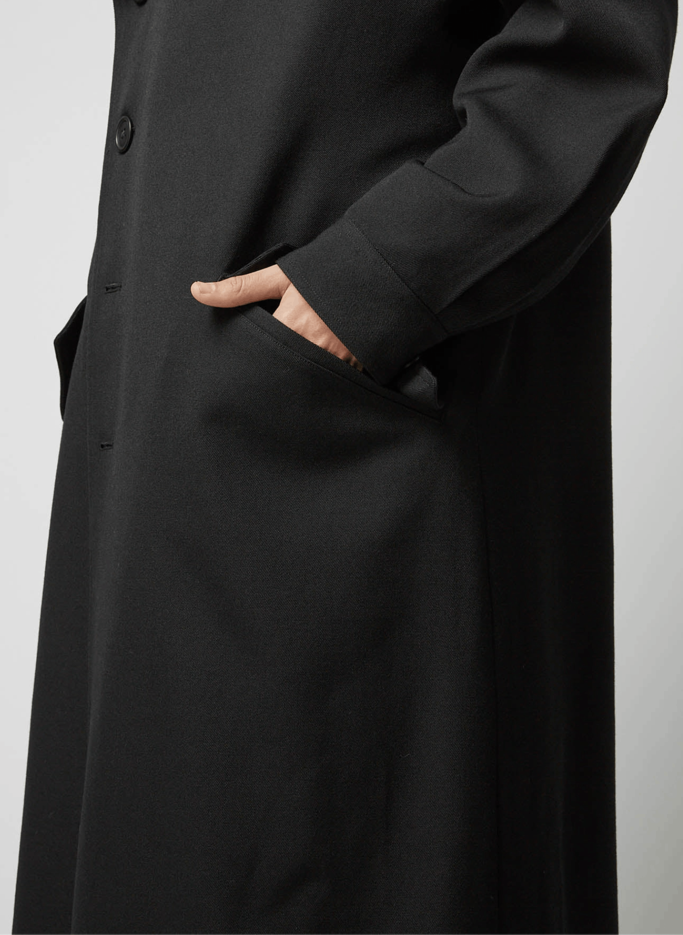 Yohji Yamamoto Yohji Yamamoto Pour Homme - ARMY GABARDINE HEM CUFFS COAT Size US S / EU 44-46 / 1 - 7 Thumbnail