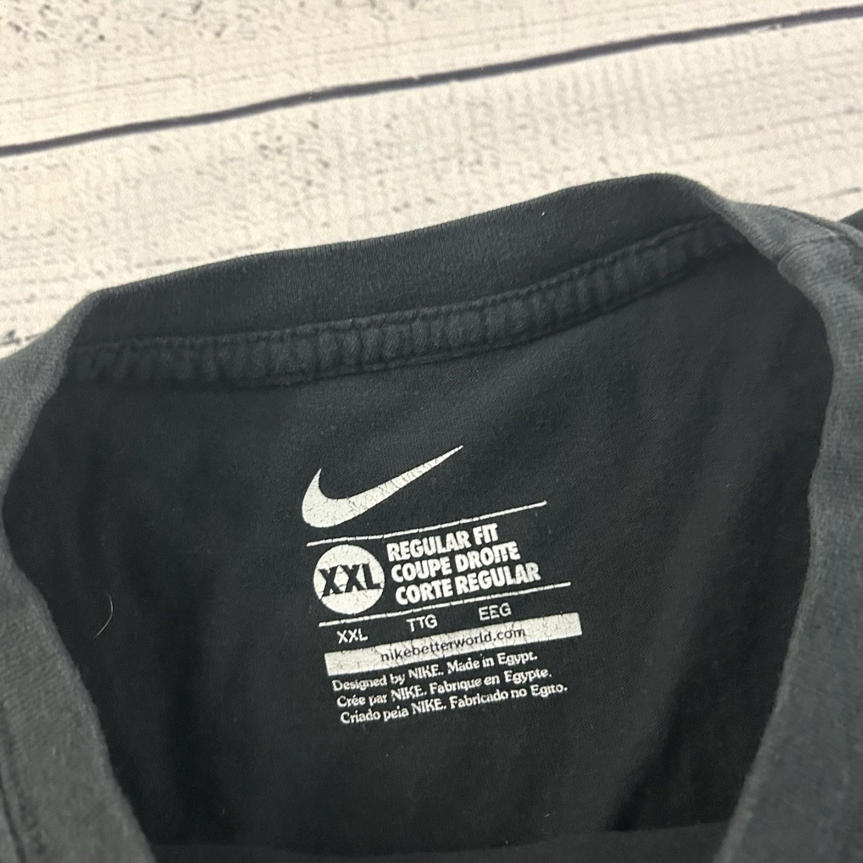 Nike Nike Regular Fit Nadal Short Sleeve T Shirt Men's XXL Black Size US XXL / EU 58 / 5 - 2 Thumbnail
