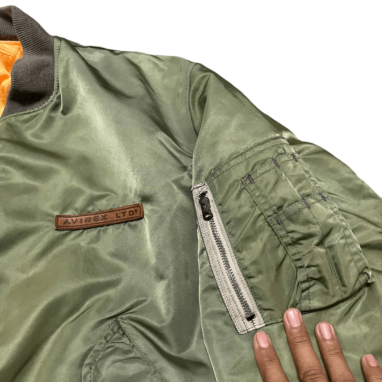 Avirex Vintage Avirex Intermediate Ma 1 Flyer's Man Bomber Jacket Size US L / EU 52-54 / 3 - 5 Thumbnail