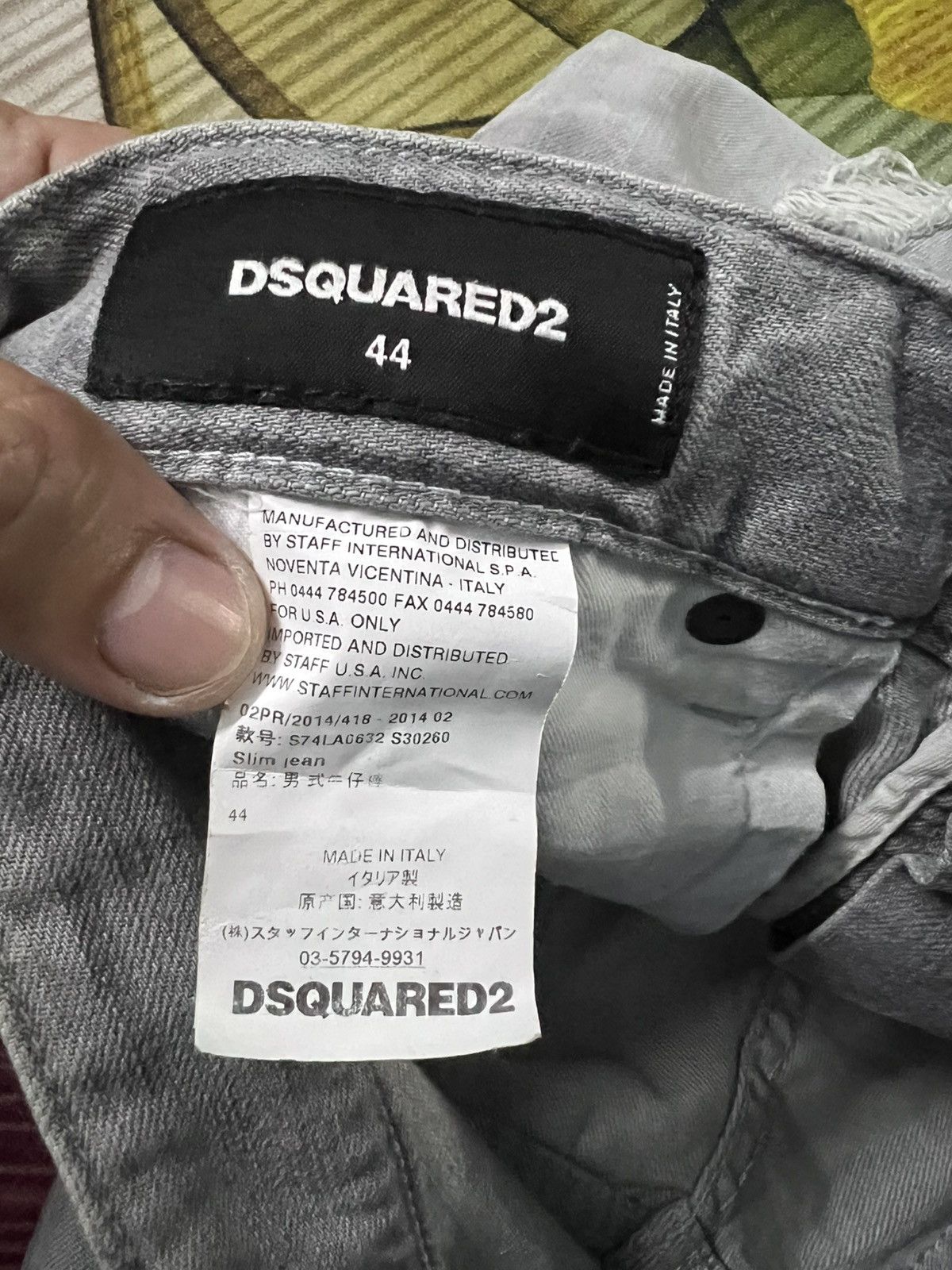Dsquared2 💥Vintage Dsquared2 Distress Faded Jean Size US 32 / EU 48 - 21 Thumbnail