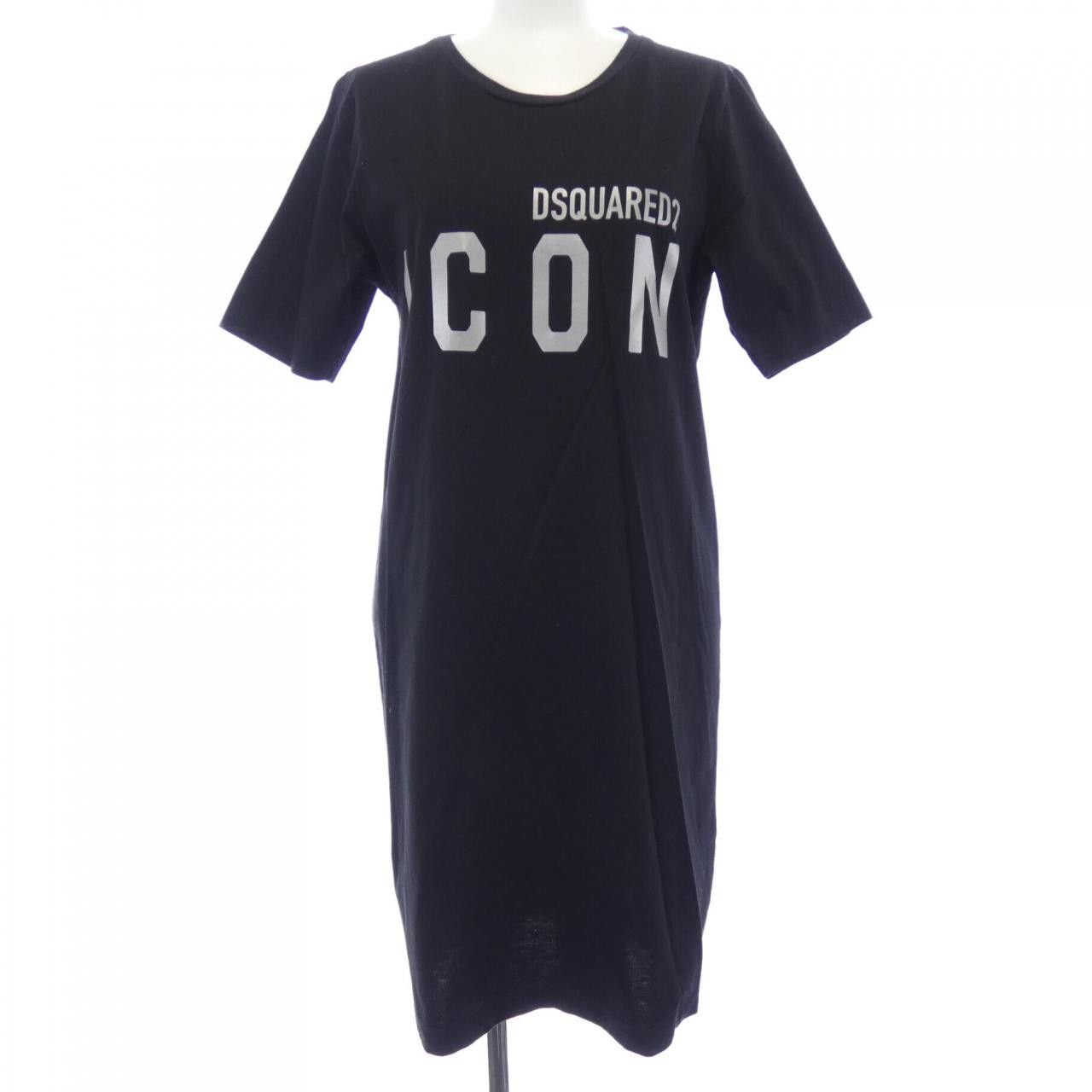 Dsquared2 Dsquared2 Dsquared2 Knit Dress Textile Dresses S80CT0008 DUTY FREE for USA Size ONE SIZE - 1 Thumbnail