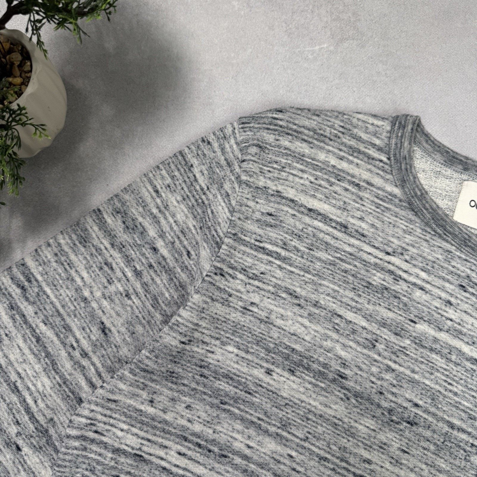 Our Legacy Our Legacy AW14 Blue Grey Melange Stone Luxury Sweatshirt Size US L / EU 52-54 / 3 - 6 Thumbnail