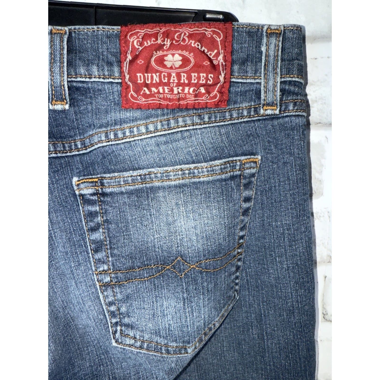 Lucky Brand VTG Lucky Brand Jeans Mid Rise Flare WOMENS 6 / 31” Inseam Denim Blue 90s Y2K City Hippie Retro Jeans Womens Size 28" / US 6 / IT 42 - 7 Thumbnail