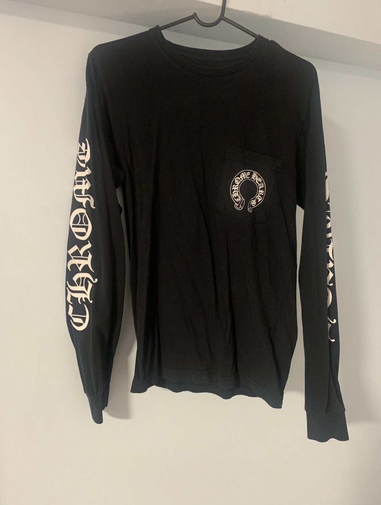 Chrome Hearts Chrome Hearts Horseshoe Sleeve Logo L/S T-Shirt | Grailed