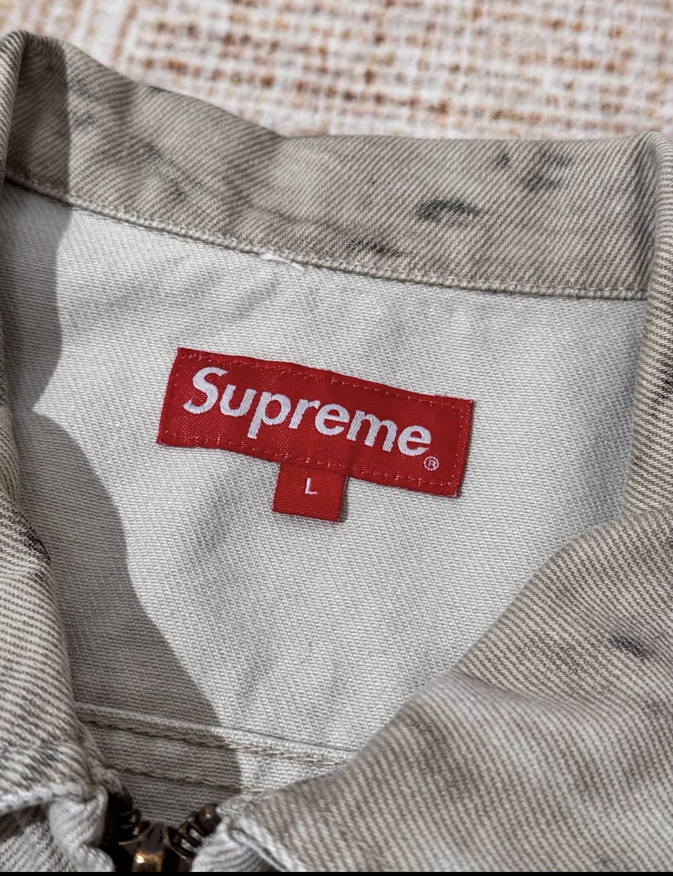 Supreme Supreme is love denim trucker work Jacket Size US L / EU 52-54 / 3 - 3 Thumbnail