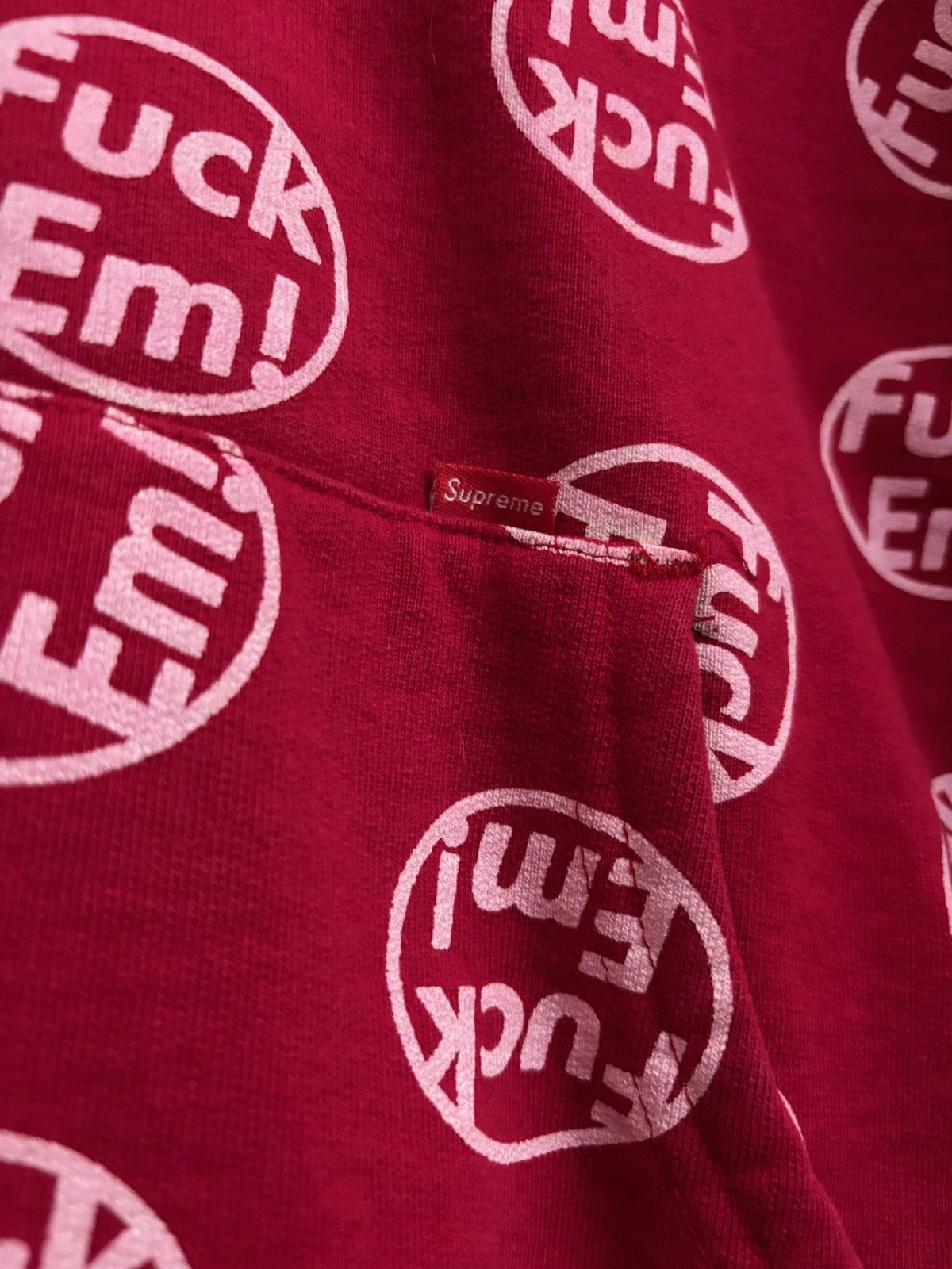 Supreme Supreme F*CK EM Hoodie Size US XL / EU 56 / 4 - 2 Thumbnail