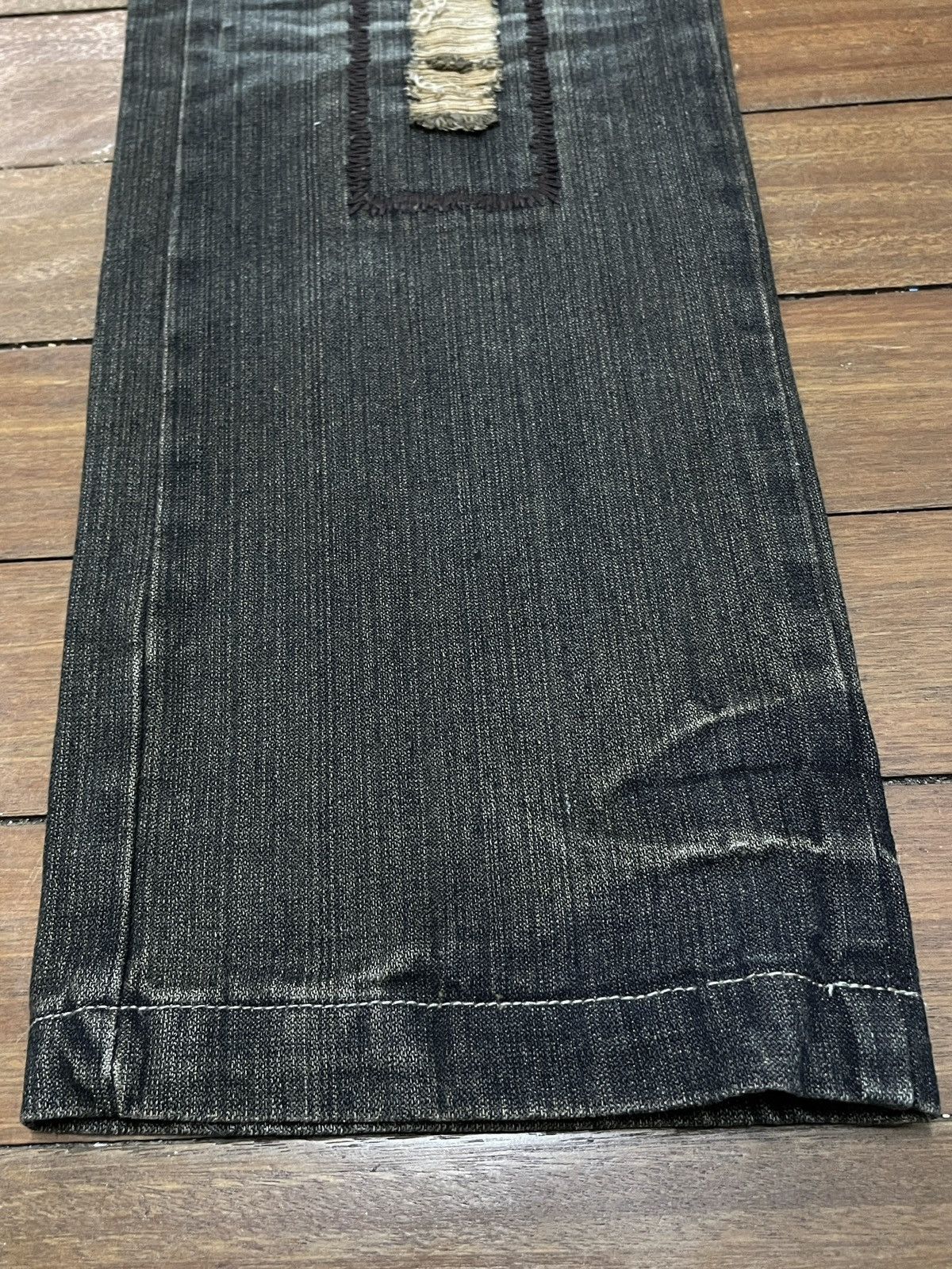 14th Addiction Very Rare Vintage Japanese Brand Indigo 30 Jeans 1990s Size US 32 / EU 48 - 8 Thumbnail