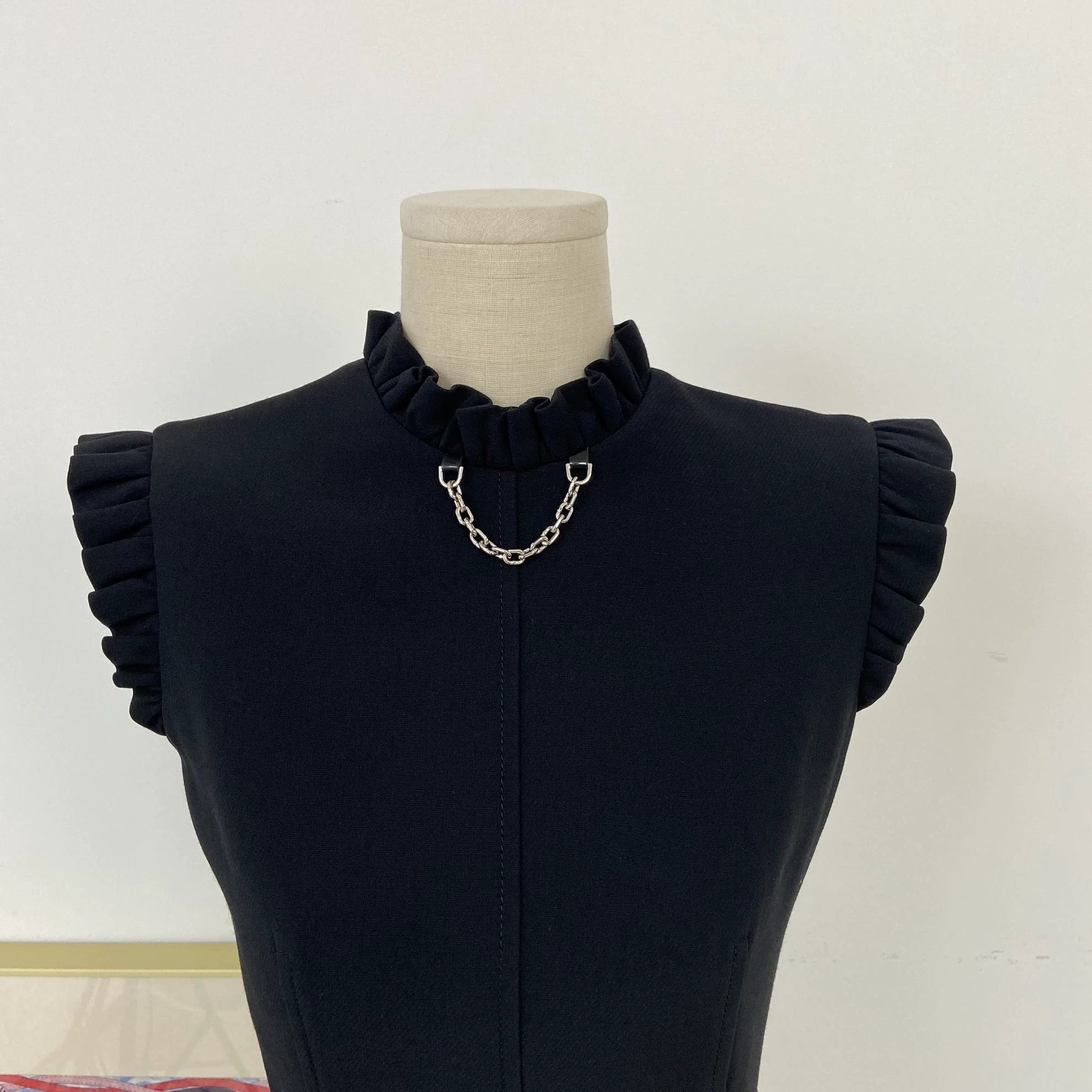 Louis Vuitton Louis Vuitton women's black sleeveless dress 34 Size XS / US 0-2 / IT 36-38 - 3 Thumbnail