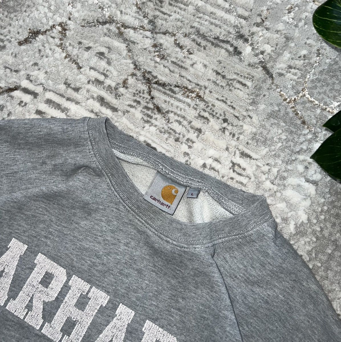 Carhartt × Vintage CARHARTT VINTAGE COLLEGE SWEATSHIRT Y2K CREWNECK Size US L / EU 52-54 / 3 - 5 Thumbnail