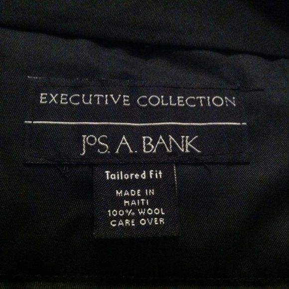 Jos. A. Bank JOS.A.BANK MEN'S NEW 100%WOOL DRESS PANTS SIZE: 36/UNHEMMED Size 36R - 8 Thumbnail
