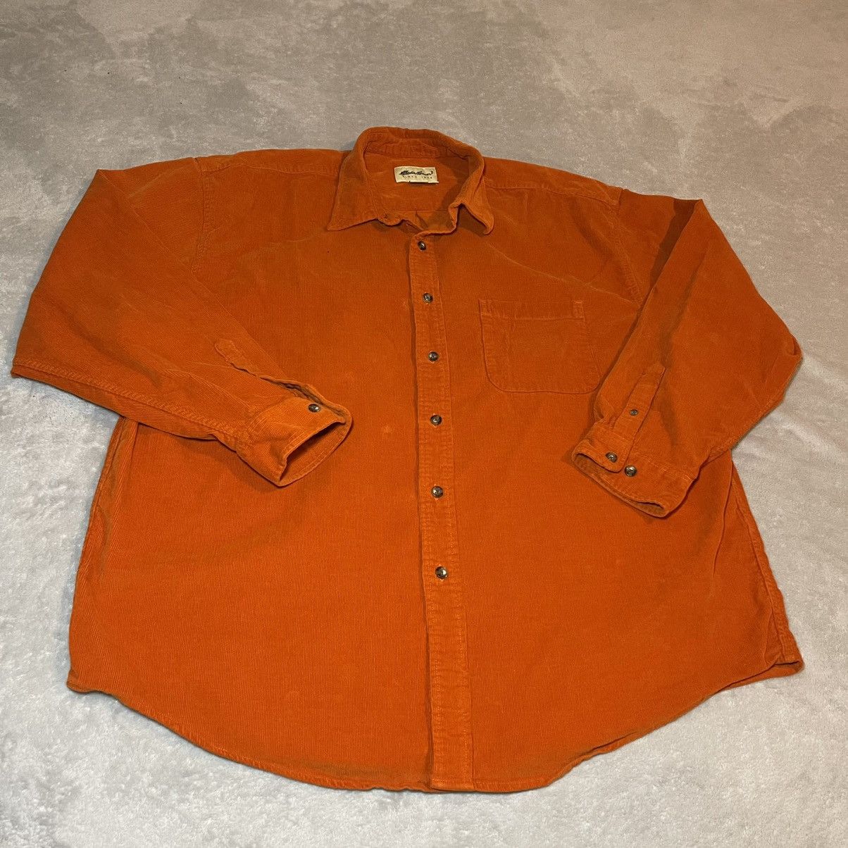 Eddie Bauer Vintage 90s Eddie Bauer Mens XXL Orange Button Up Shirt Size US XXL / EU 58 / 5 - 1 Thumbnail