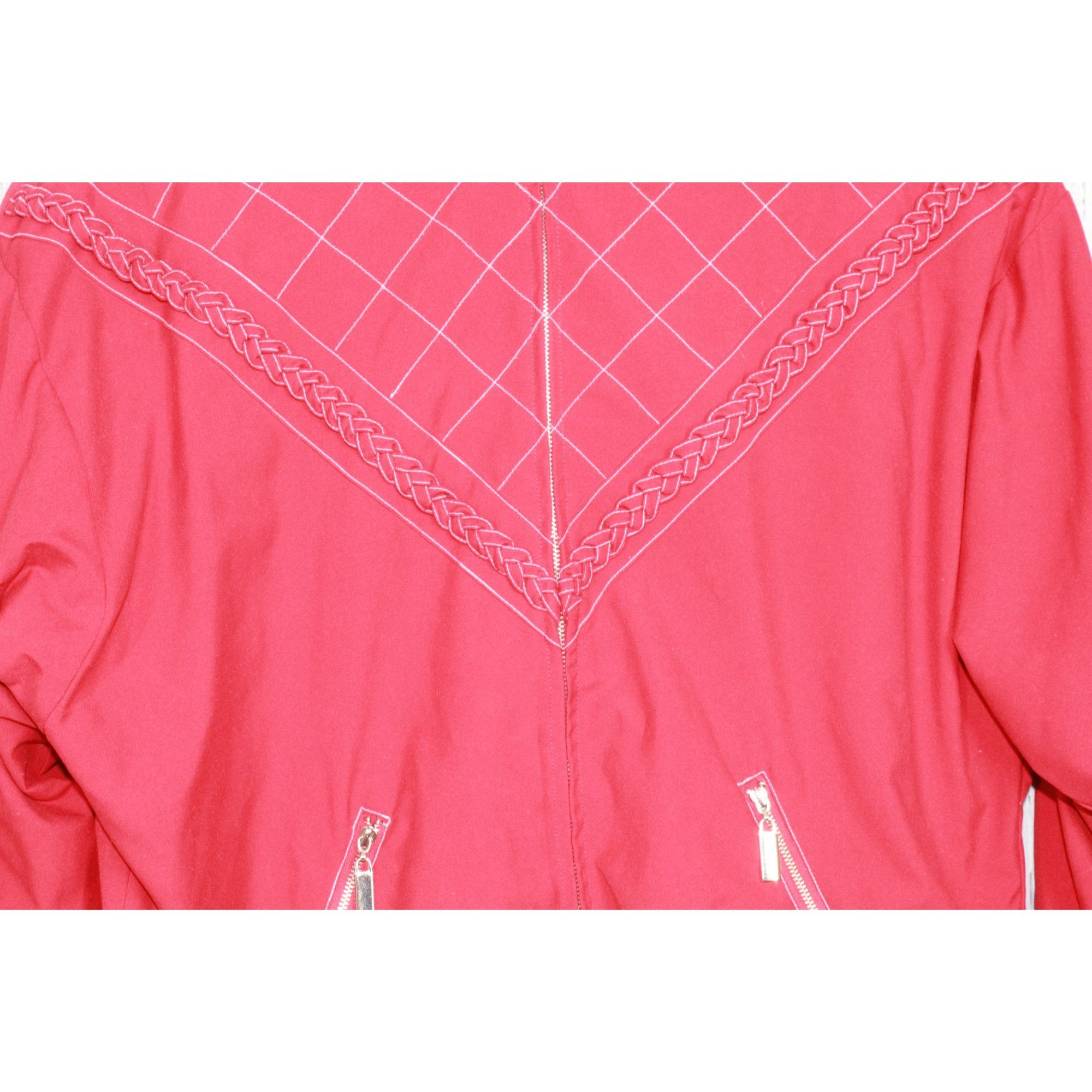 Other Vintage Teddi Red Retro Utility Windbreaker Women’s SP Size S / US 4 / IT 40 - 2 Thumbnail