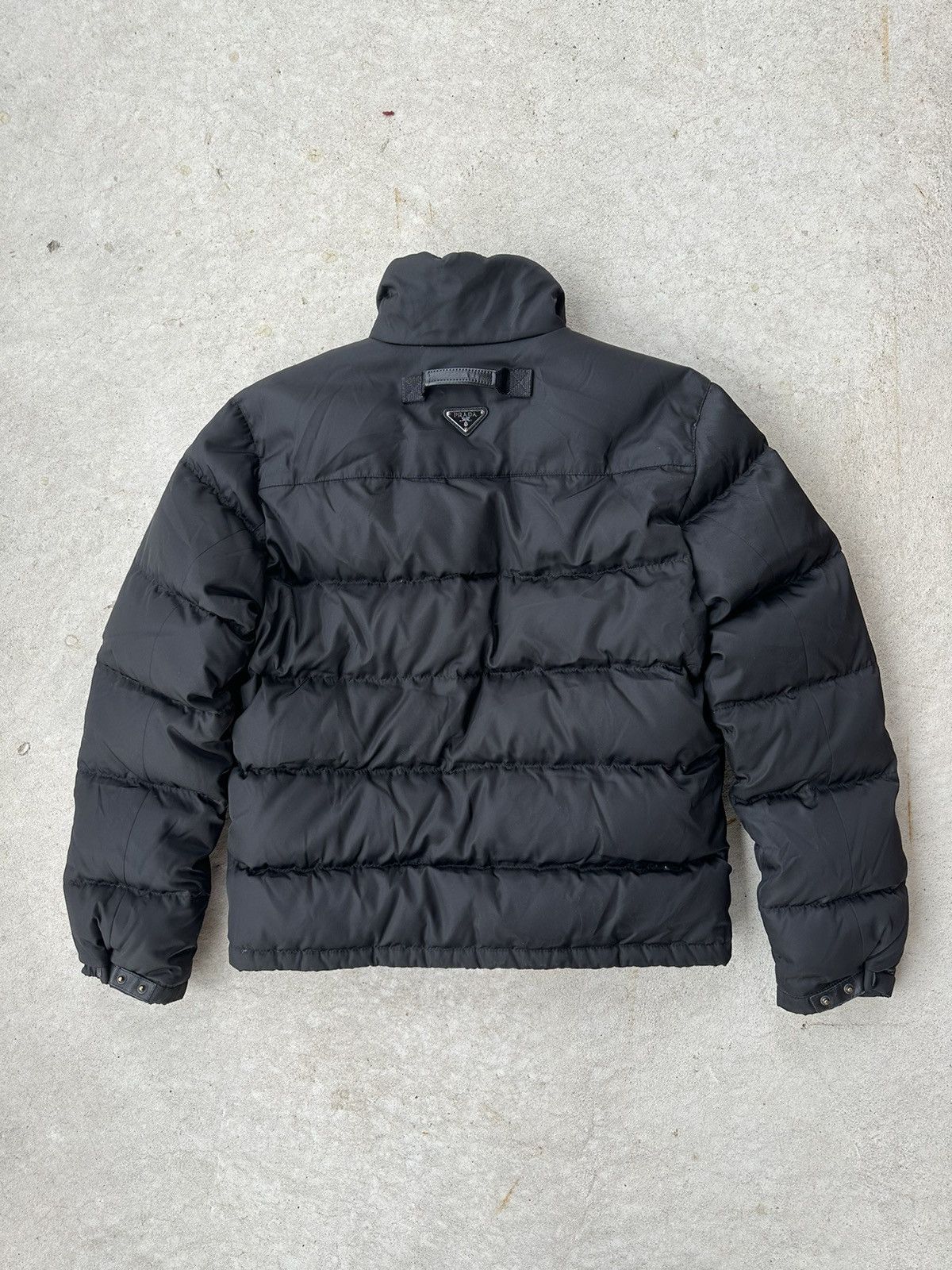 Prada Prada Gabardine Down Puffer Jacket in Black Size US M / EU 48-50 / 2 - 1 Thumbnail