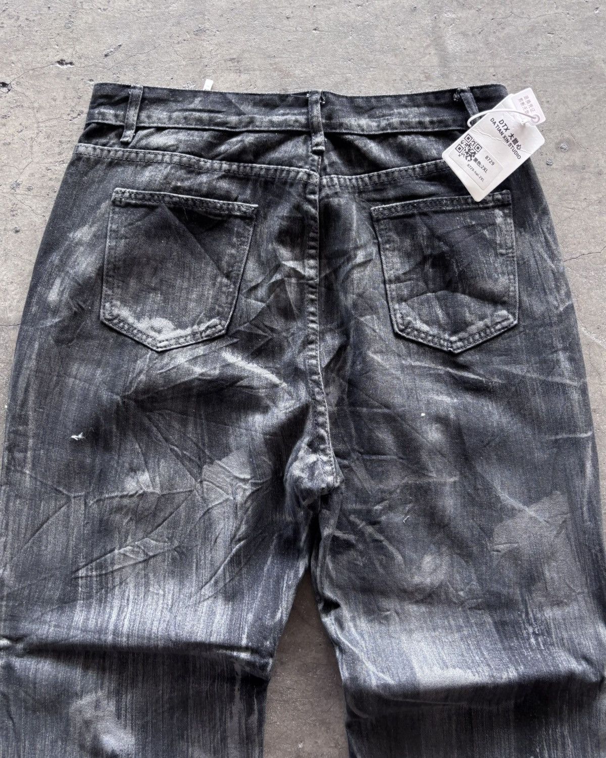 If Six Was Nine × Japanese Brand × Le Grande Bleu (L.G.B.) 2000s BNWT Da Tian Xin Studio Flared Denim Pants Size US 32 / EU 48 - 6 Thumbnail