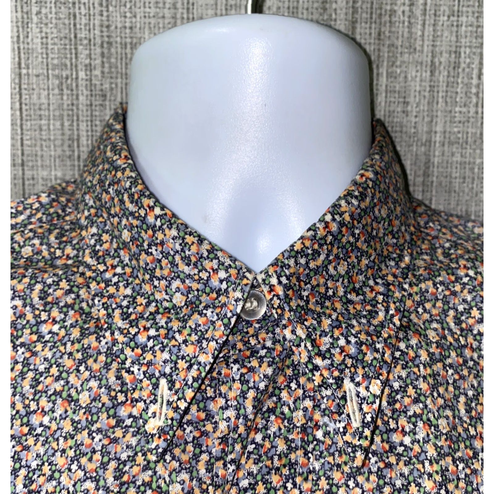 Hugo Boss HUGO BOSS Men's Floral Multicolor Short Sleeve Button-Up Shirt Size Large Casual Size US L / EU 52-54 / 3 - 3 Thumbnail