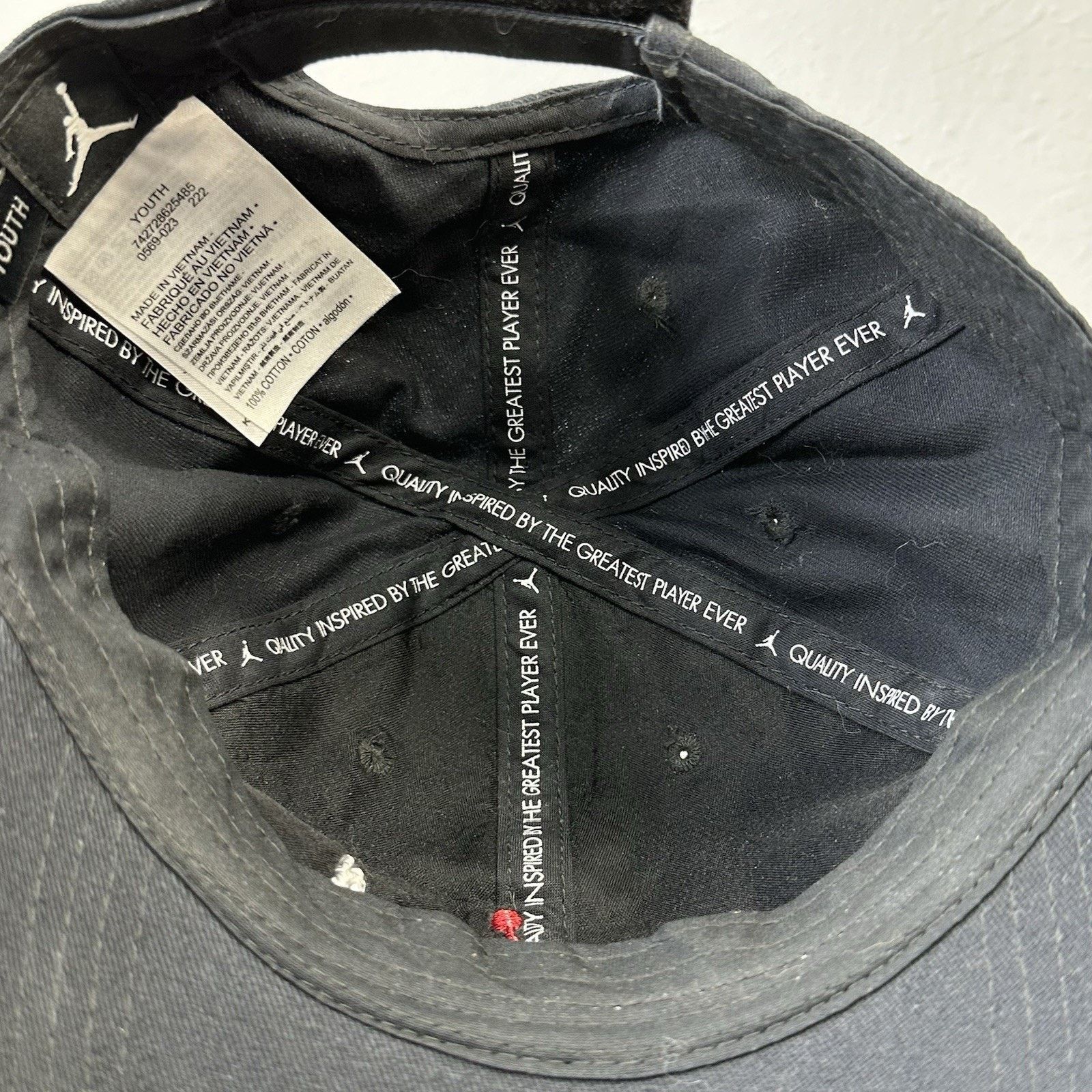 Other AirJordan Jumpman Youth Adjustable Black Hat Cap Strapback Size ONE SIZE - 7 Thumbnail