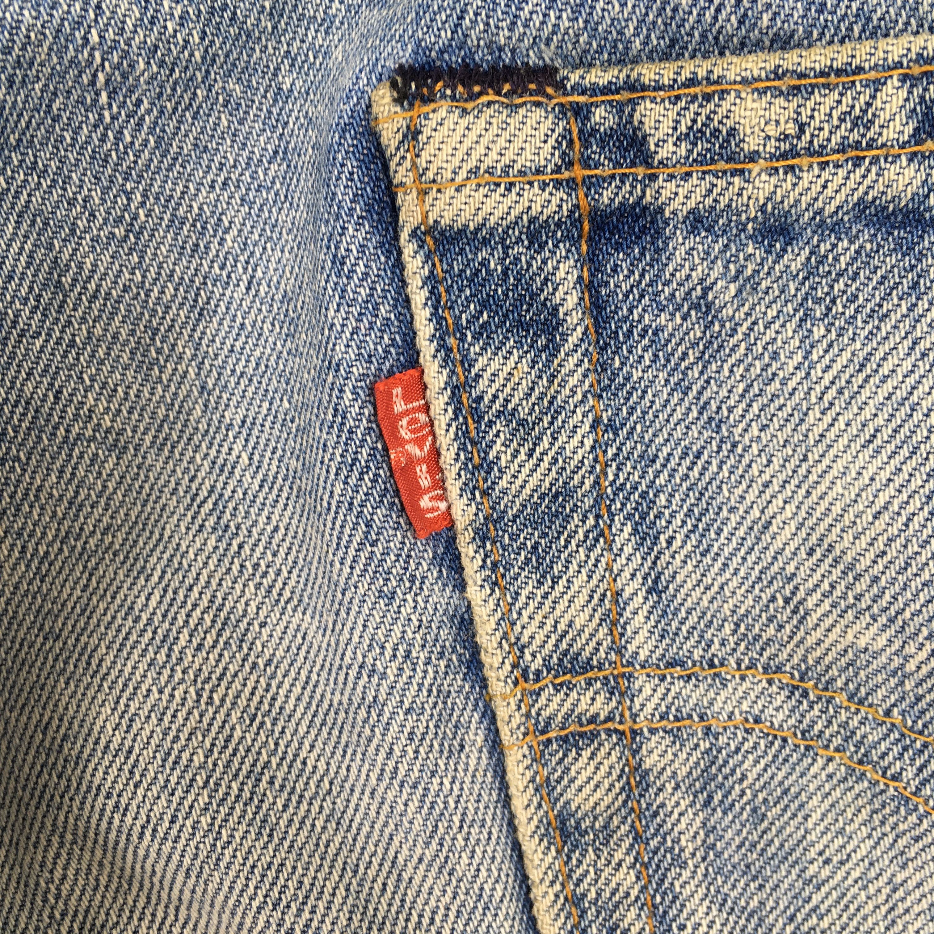 Levi's Size 28x28 Vintage 90s Levi's 501 Faded Blue Jeans S1452 Size US 28 / EU 44 - 12 Thumbnail