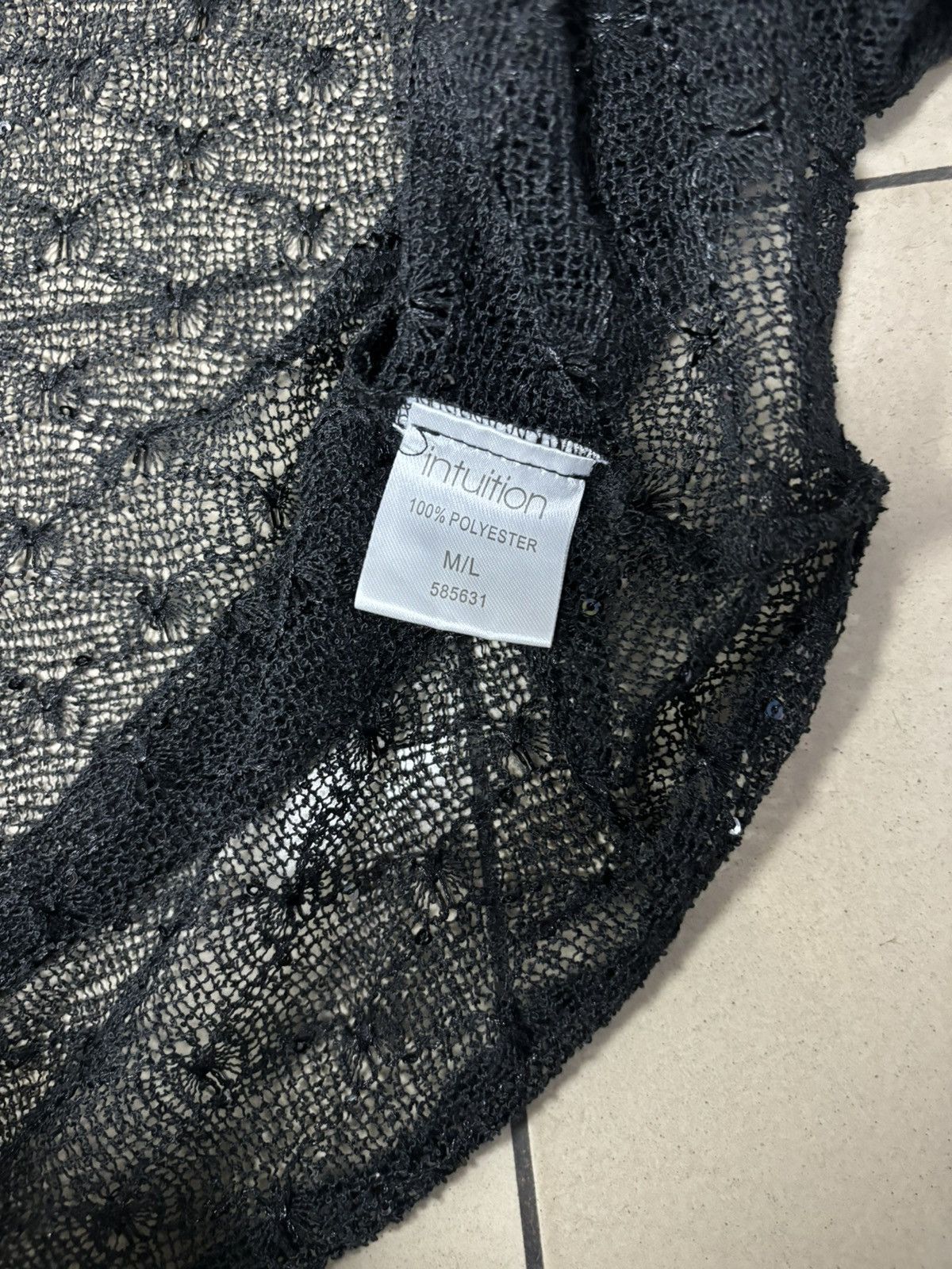 Japanese Brand × Vintage Vintage Open Weave Crotchet Net Shrug Size M / US 6-8 / IT 42-44 - 4 Thumbnail