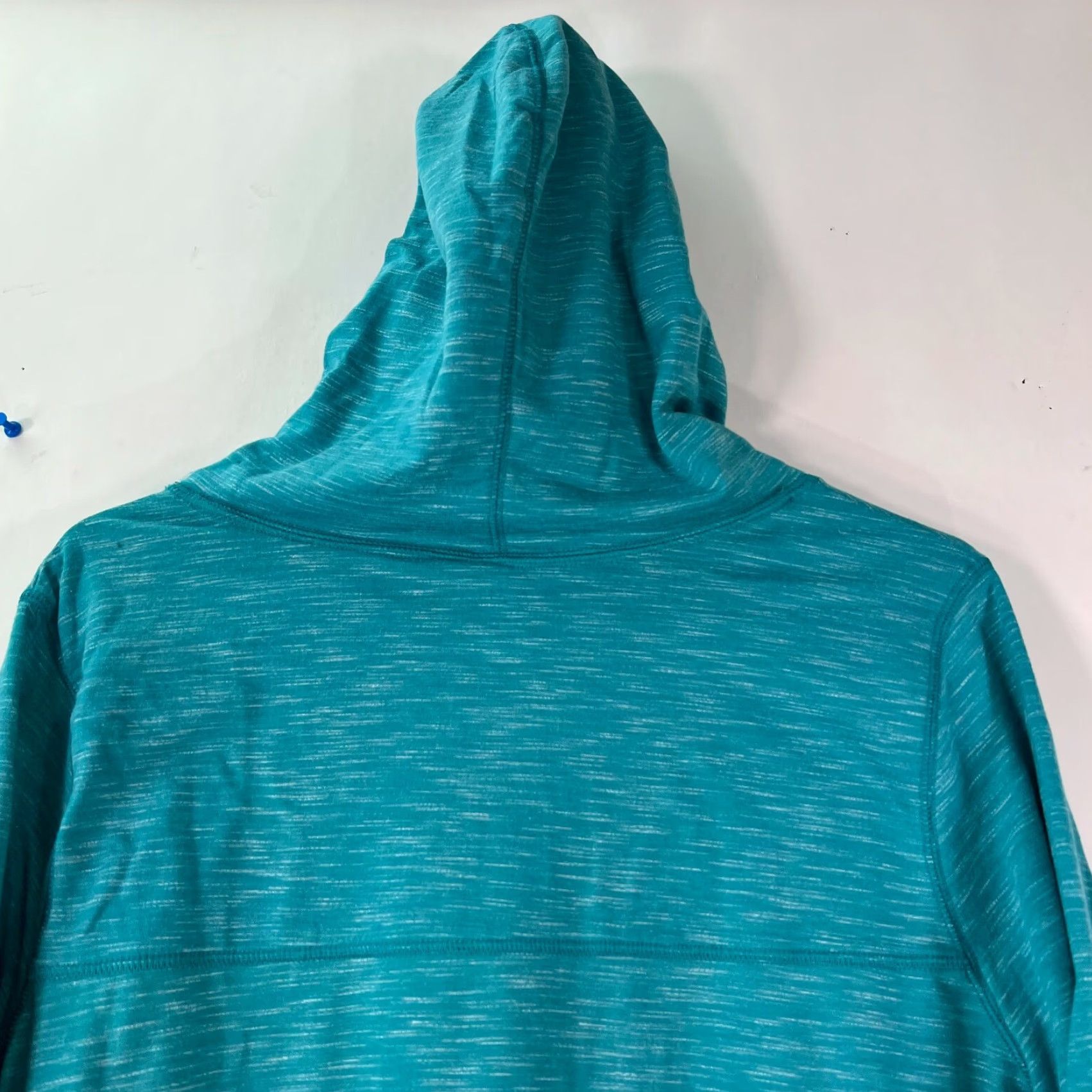 Tek Gear Tek Gear Dri Tek Womens Long Sleeve Activewear Pullover Blue Hoodie Size 1X Size XL / US 12-14 / IT 48-50 - 4 Thumbnail