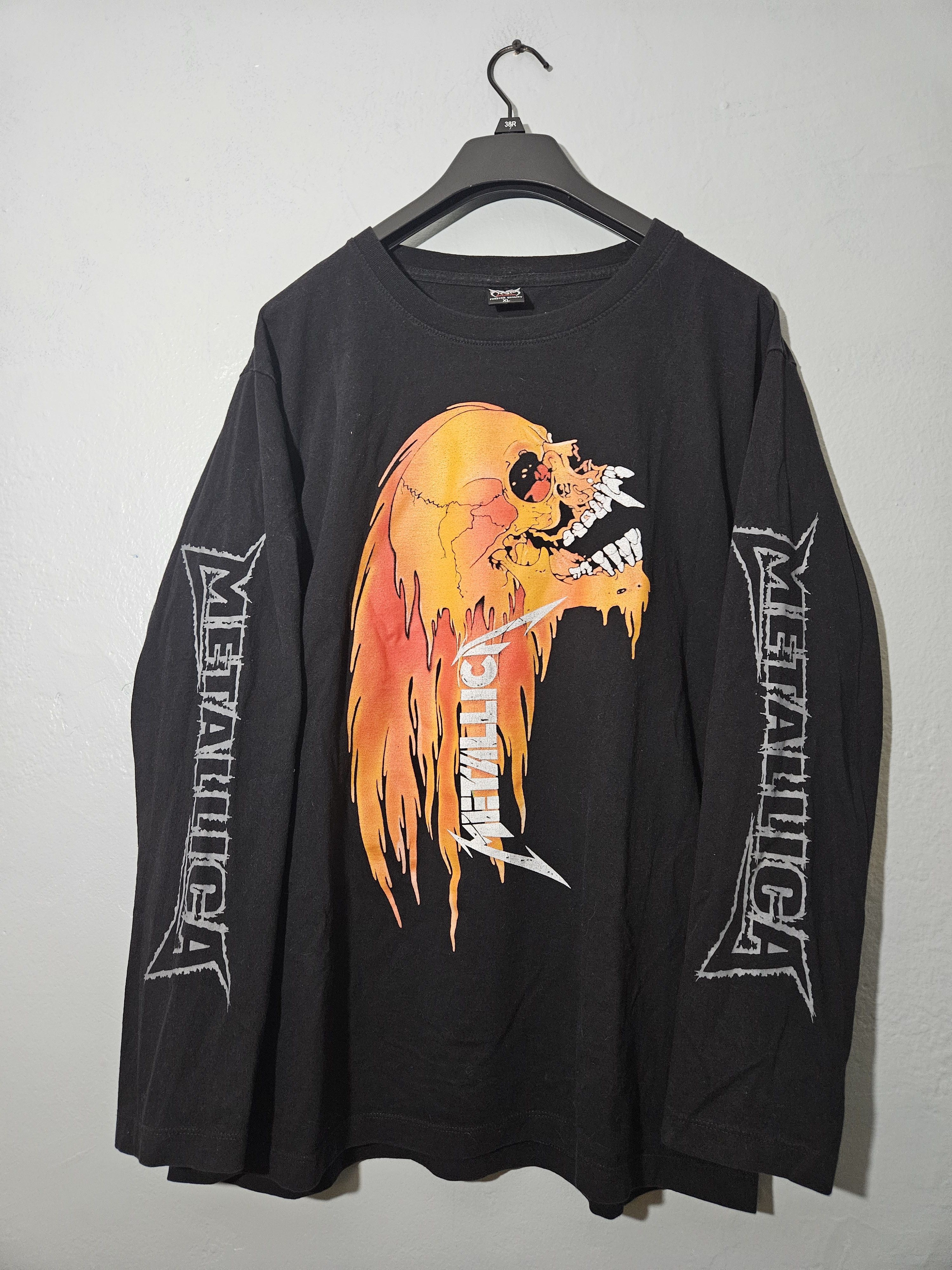 Other Rockvolution Metallica Flaming Skull Long Sleeve Shirt Size US XL / EU 56 / 4 - 1 Thumbnail