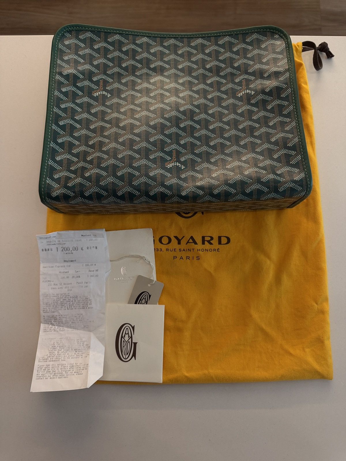 Goyard Jouvence Gm in Green, Men's