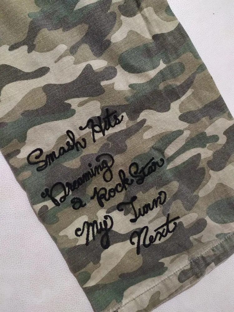 Japanese Brand Groovy Colours Camo Cargo Multipocket Tactical Pants Size US 29 - 8 Thumbnail