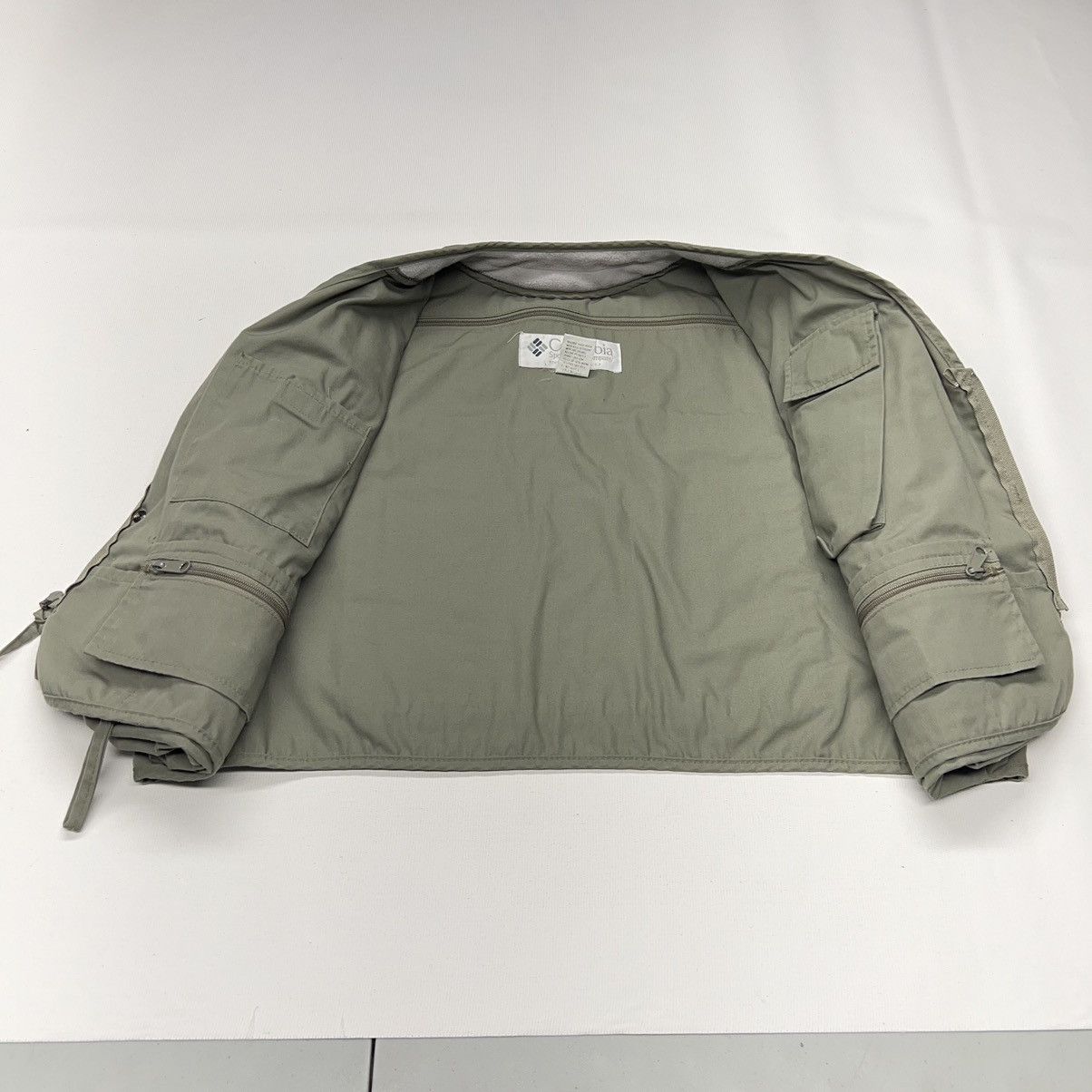 Columbia × Vintage VTG Columbia Fishing Vest Green PFG Pocket Outdoor Hunting Size US XL / EU 56 / 4 - 9 Thumbnail