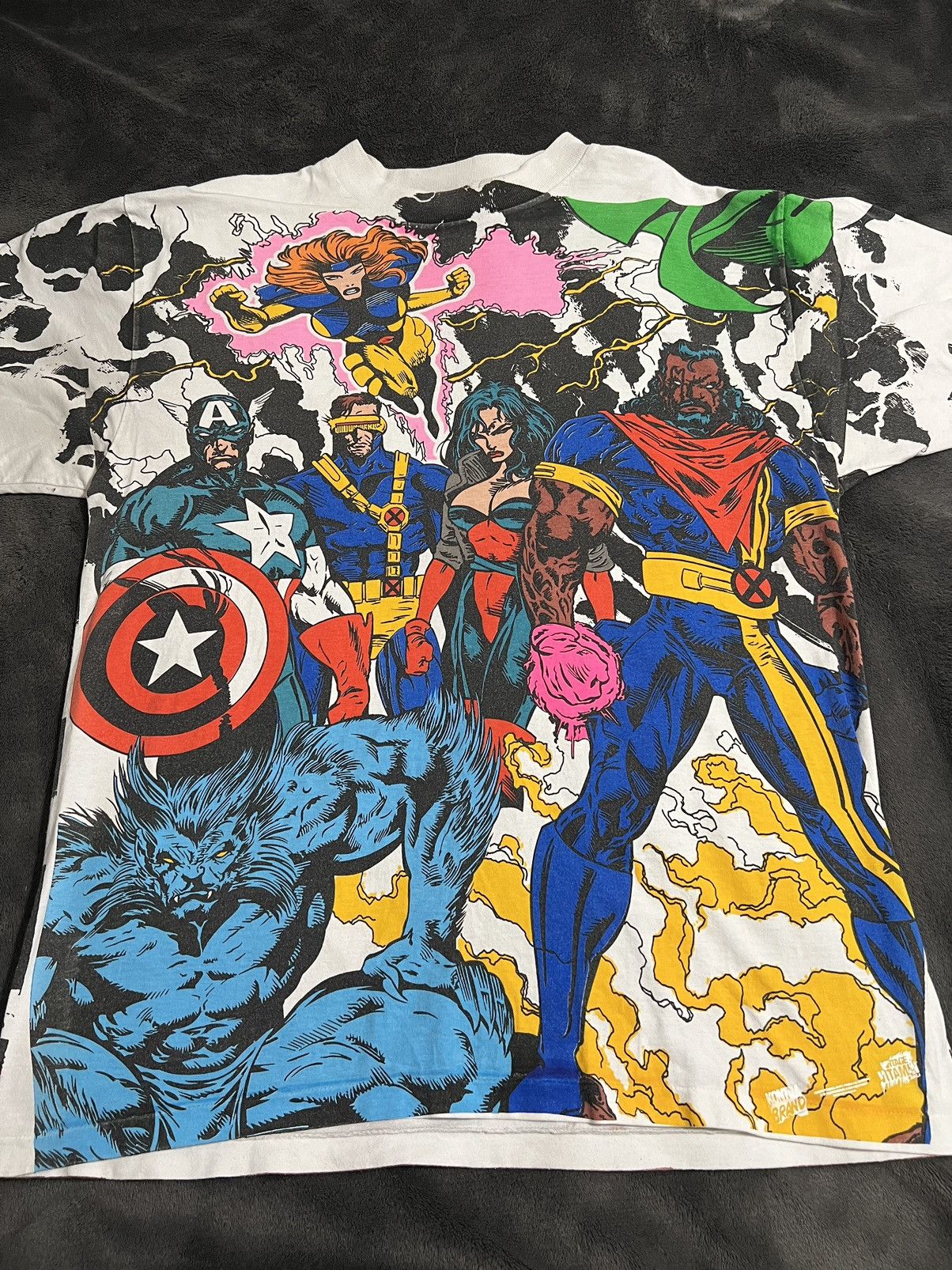 image of Marvel Comics Shirt in Black, Men's (Size Large)
