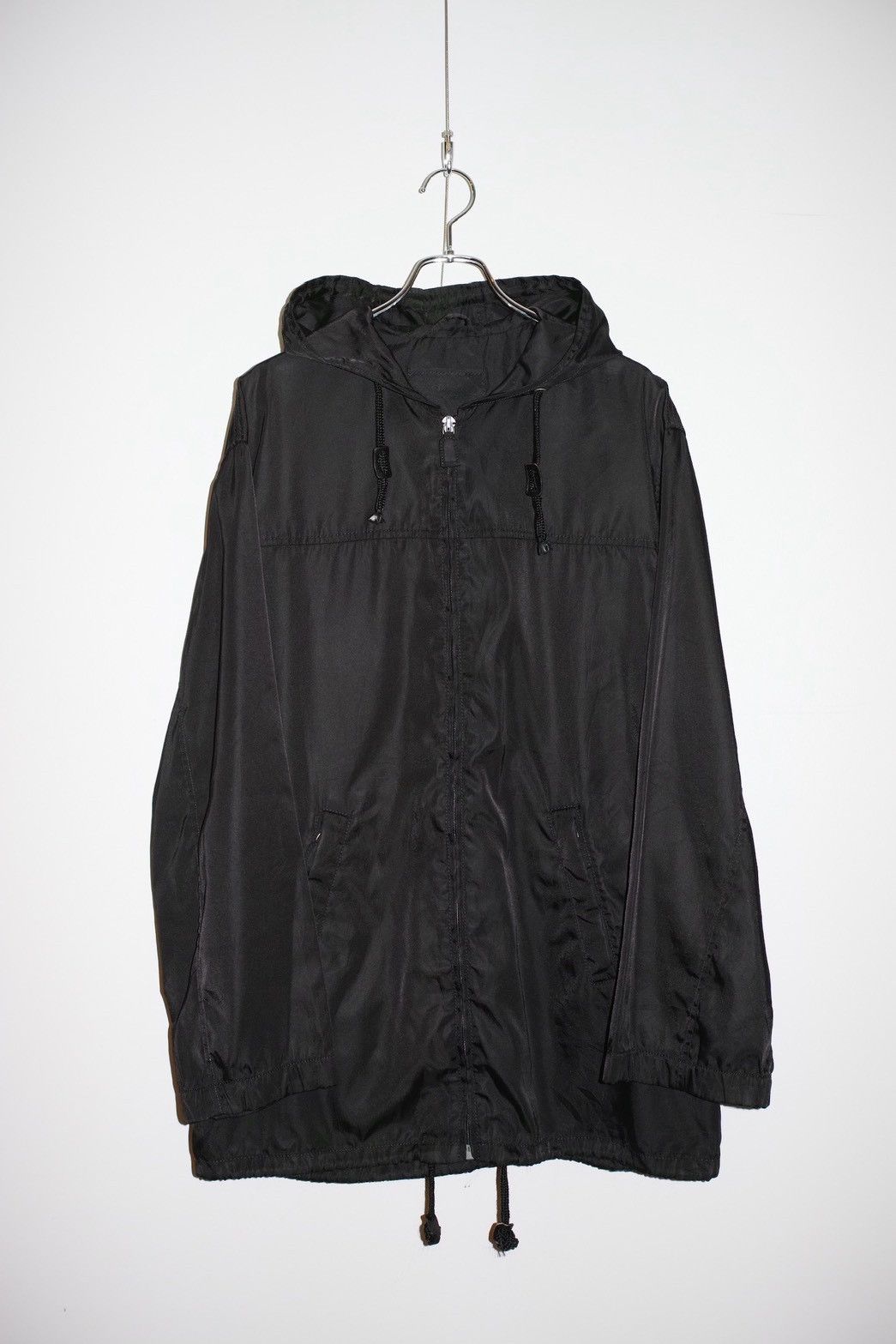 Prada Vintage 90s PRADA Uomo HOODED NYLON HALF COAT Size S Size US S / EU 44-46 / 1 - 1 Thumbnail