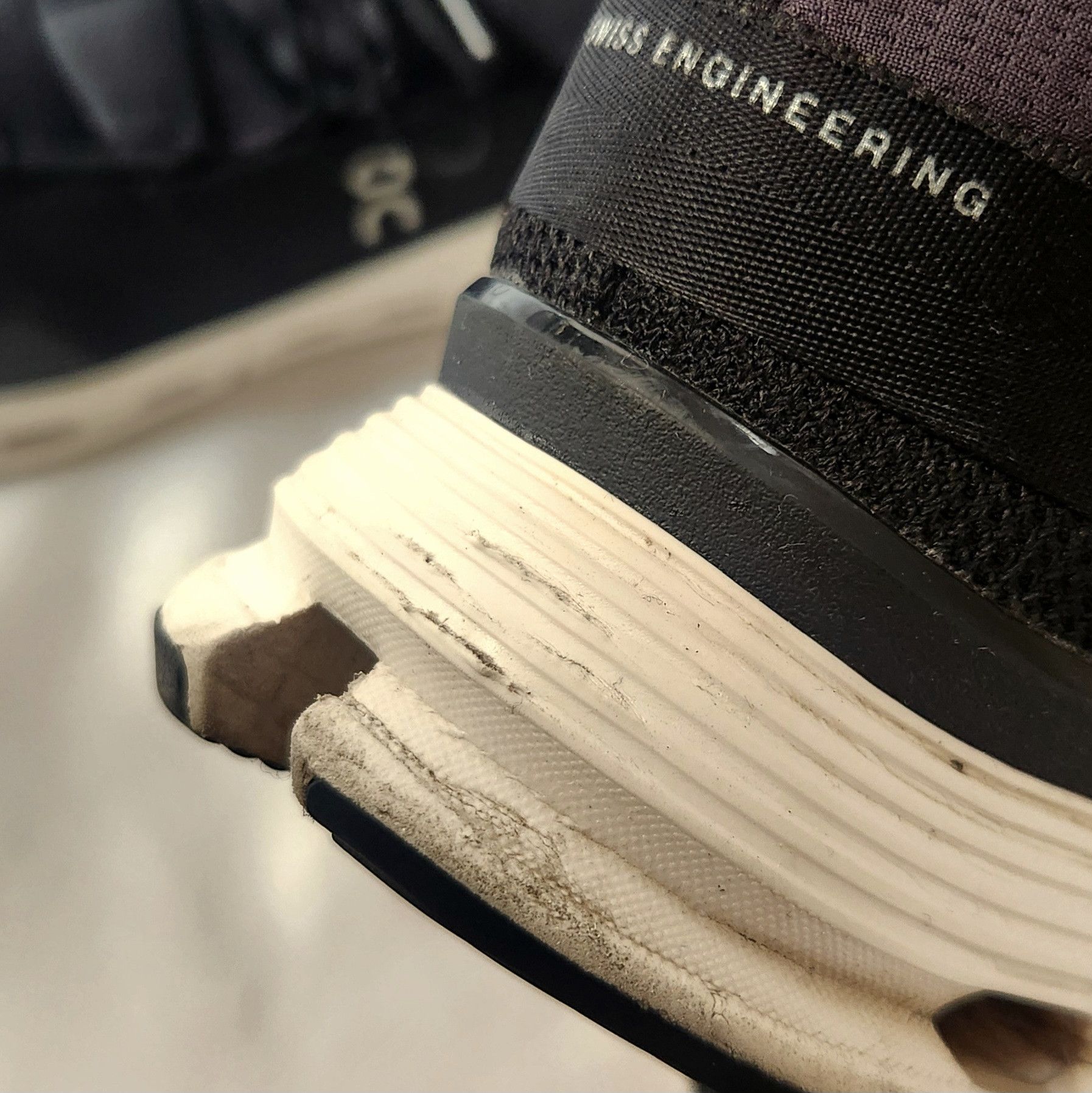 On On Cloudnova Running Shoes Black Gray and white Size 12.5 Size US 12.5 / EU 45-46 - 10 Thumbnail