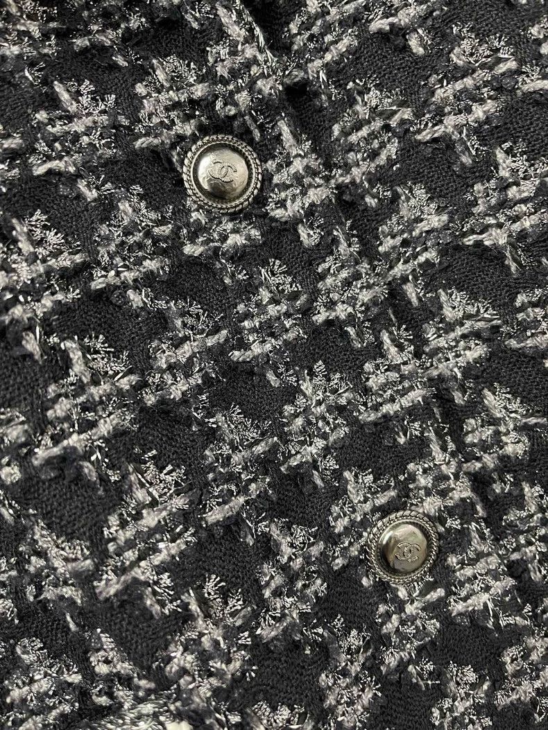 Chanel Chanel Forest series black and silver tweed bird coat Size XS / US 0-2 / IT 36-38 - 5 Thumbnail