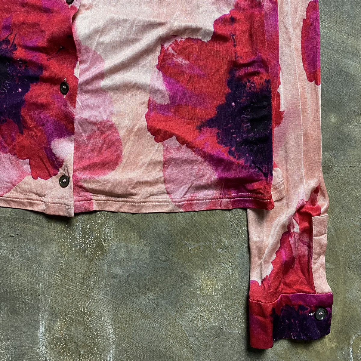 Celine 2000s Floral Shirt Size S / US 4 / IT 40 - 4 Thumbnail