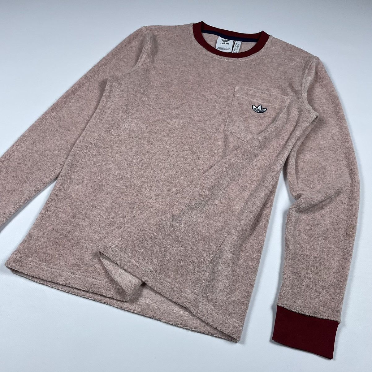 Adidas Adidas Originals Samstag Long Sleeve Terry Pink Size US S / EU 44-46 / 1 - 5 Thumbnail