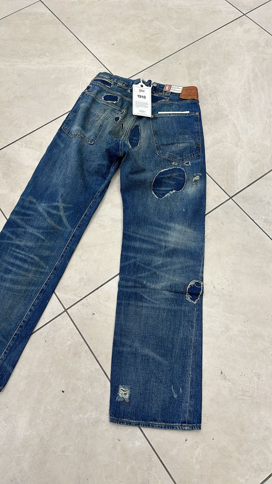 Levi's Vintage Clothing LVC Levi's Vintage Clothing 1915 501XX BigE Selvedge Jeans Size US 28 / EU 44 - 3 Thumbnail