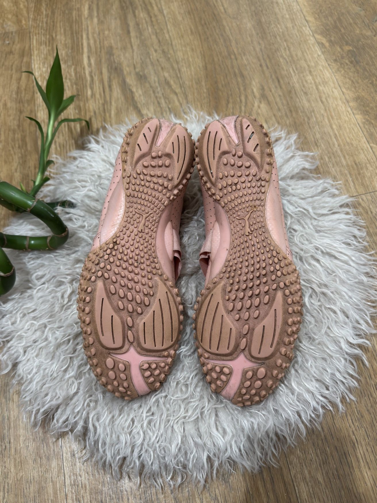 Puma VINTAGE PUMA MOSTRO LEATHER PINK SNEAKERS SHOES Size US 8.5 / IT 38.5 - 4 Thumbnail