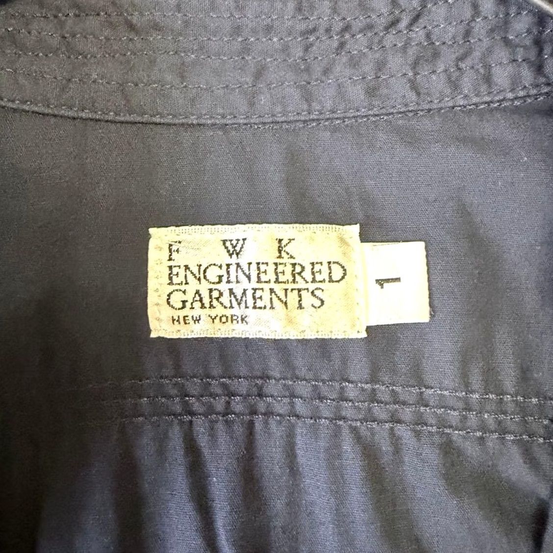 Engineered Garments Engineered Garments Work Shirt Navy Cotton Long Sleeve Size 1 Men's Pre-owned Size US S / EU 44-46 / 1 - 2 Thumbnail