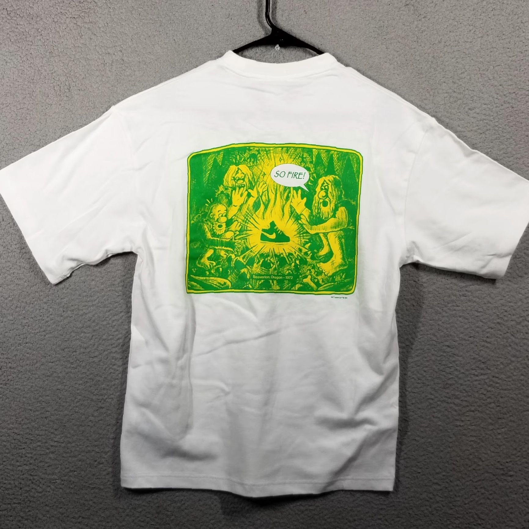 Nike Nike Graphic Tee Men's Small White "Since Day One" Fire Print T-Shirt FJ9170-100 Size US S / EU 44-46 / 1 - 2 Thumbnail