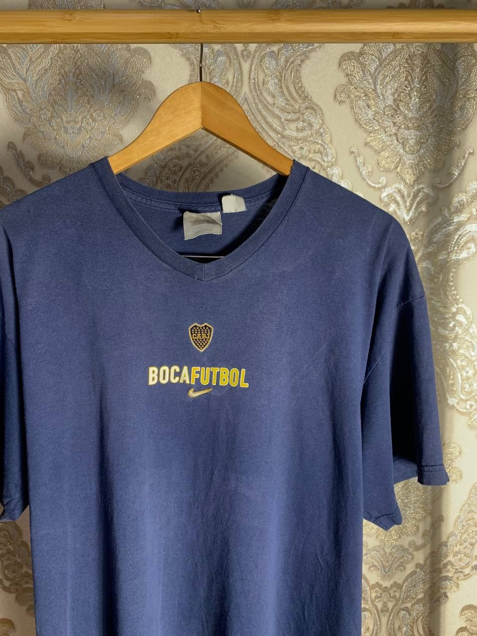 Nike Vintage Nike BOCA Argentina Retro Soccer Jersey T-Shirt 90s Size US XL / EU 56 / 4 - 2 Thumbnail