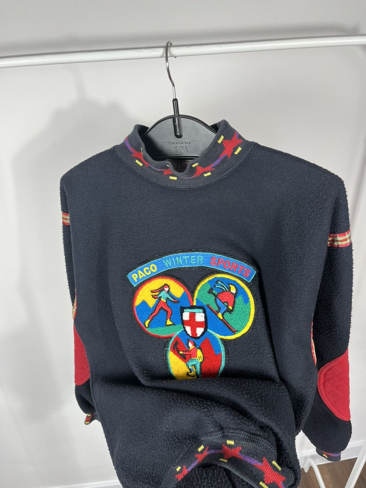 Other Vintage Paco Winter Sports Fleece Sweatshirt Navy Size S Size US S / EU 44-46 / 1 - 8 Thumbnail