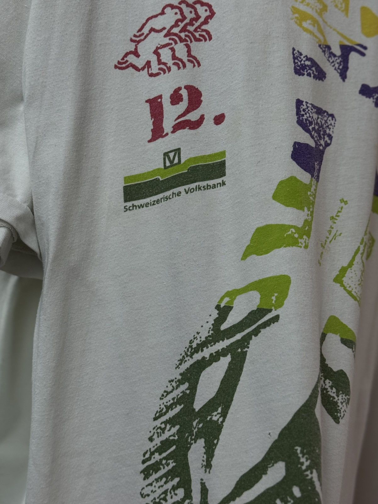 Asics Vintage Asics Grand Prix Von Bern 1995 T-shirt Size US XL / EU 56 / 4 - 5 Thumbnail