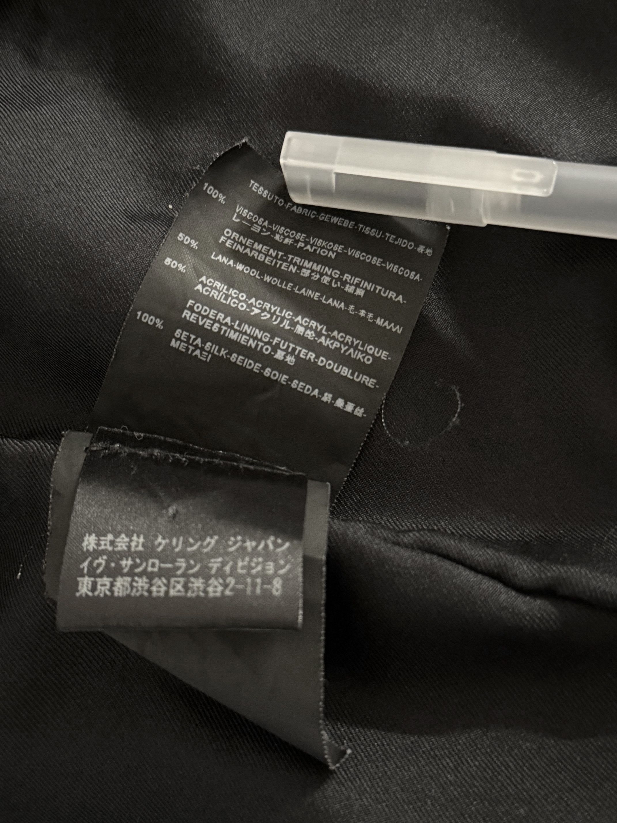 Hedi Slimane × Saint Laurent Paris 2013 Satin Teddy Souvenir Bomber Jacket Size US S / EU 44-46 / 1 - 14 Thumbnail